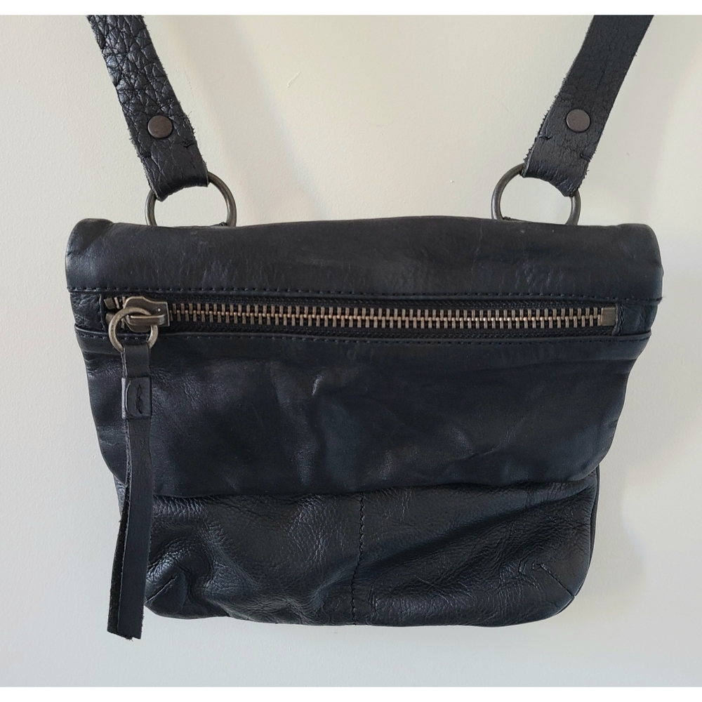 Vintage ALLSAINTS Leather Crossbody - Black - Picture 3 of 4
